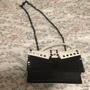 Black and White Designer Women's Bag